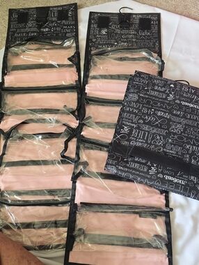Mary Kay Black and Pink Hanging Cosmetic Bundle 3